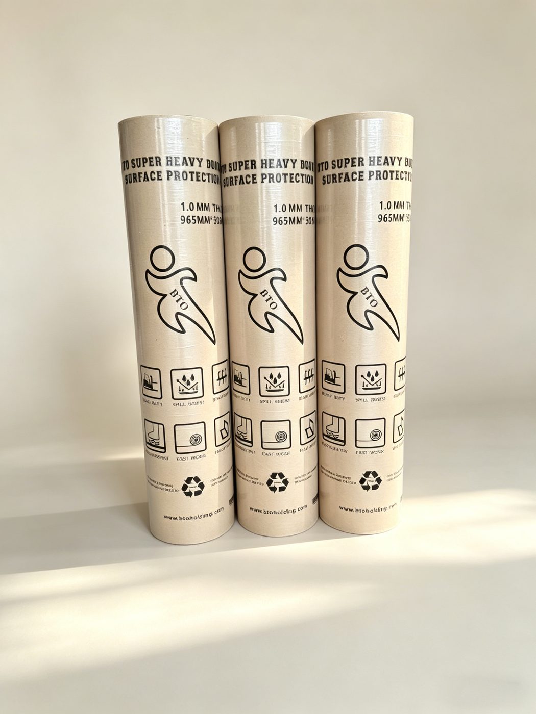 BTO super heavy duty protective board rolls